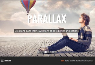907 – Premium Responsive WordPress One Page Theme