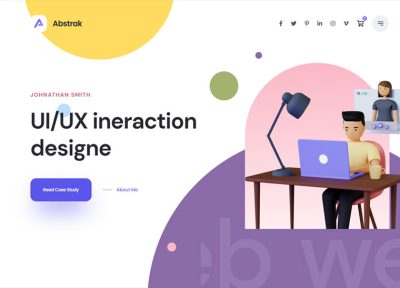 Abstrak – Premium Responsive Creative Agency WordPress Theme
