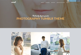 Accent – Premium Responsive Photography Tumblr Theme