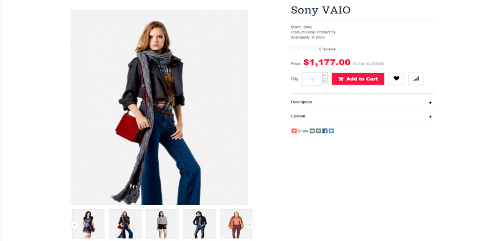 Product page