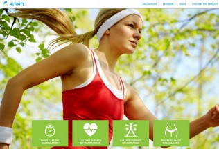 ACTIVITY – Premium Responsive Calories Calculators and Sport Activity HTML5 Template