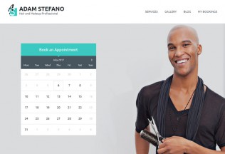 Adam Stefano – Premium Responsive Hair & Makeup WordPress Theme