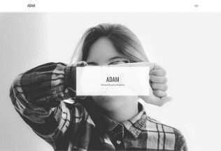 ADAM – Premium Responsive Minimal Portfolio WordPress Theme