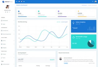 Admin Press – Premium Responsive Angular CLI Admin HTML5 Template