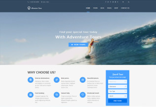 Adventure Tours – Premium Responsive WordPress Tour/Travel Theme