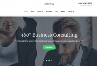 Advisto – Premium Responsive Financial Advisor Consultancy WordPress Theme