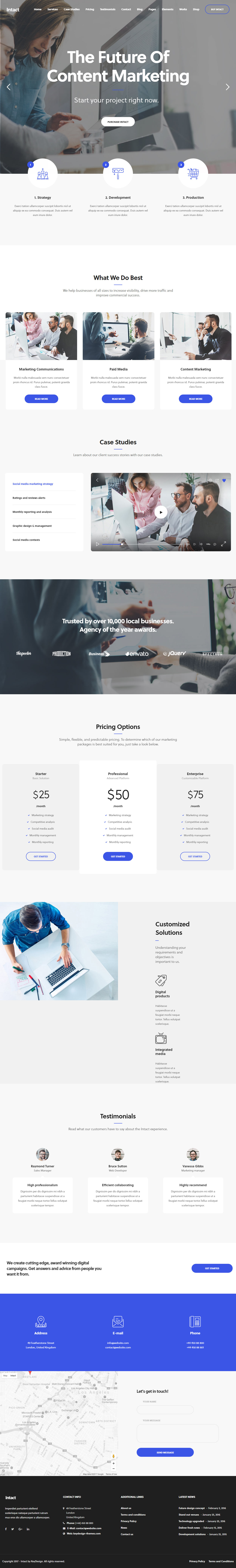 Intact WordPress Marketer Theme