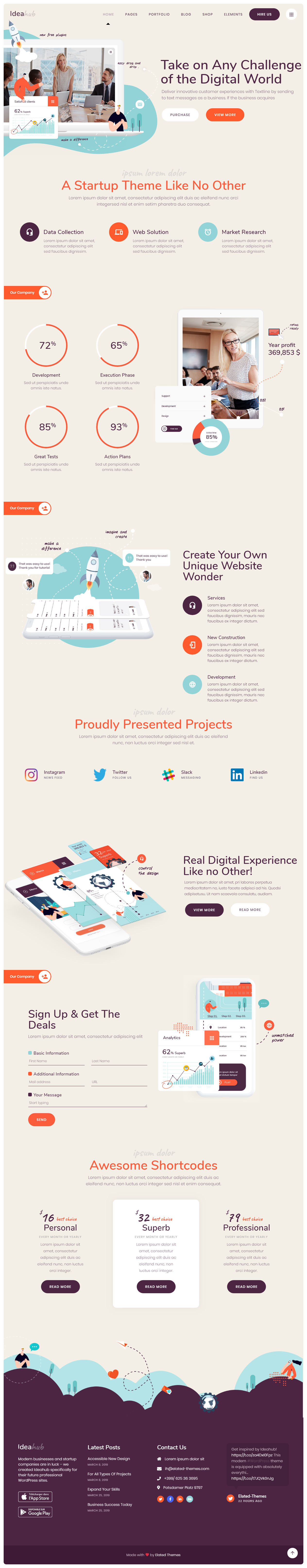 Ideahub WordPress Theme for Digital Marketing Agency