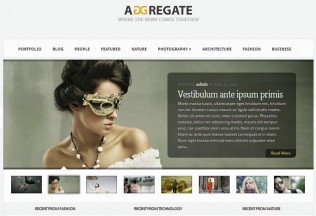 Aggregate – WordPress Premium Responsive Theme