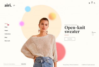 Airi – Premium Responsive Minimal WooCommerce WordPress Theme