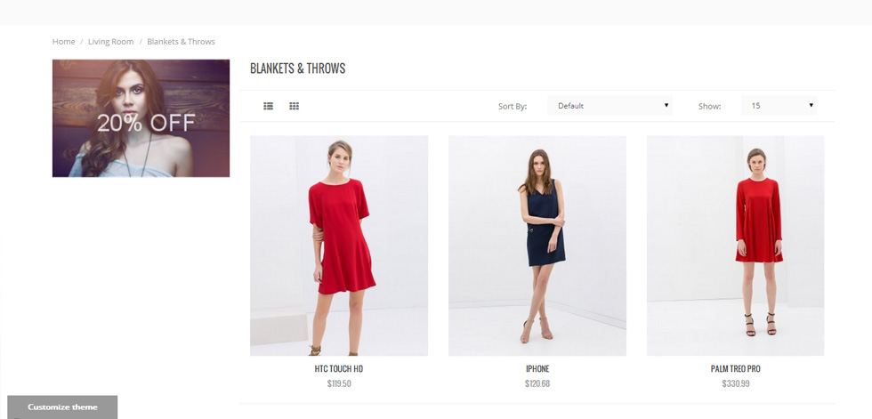 Category page