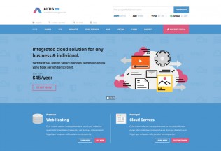 Altis – Premium Responsive Hosting HTML5 Template