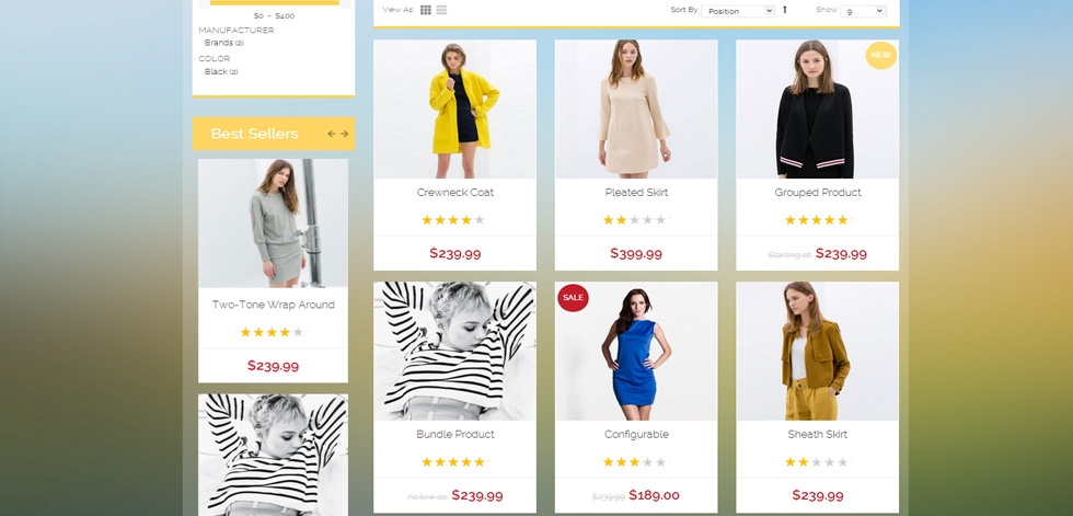 Category page