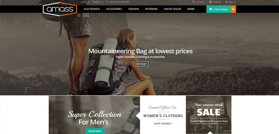 Home page