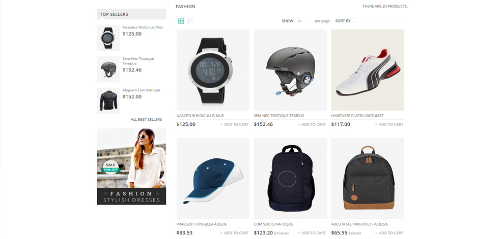 Category page