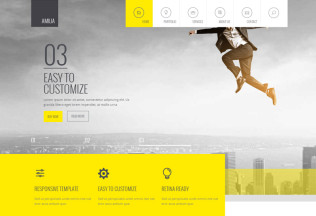 Amilia – Premium Responsive Multipurpose One and Multi Page WordPress Theme