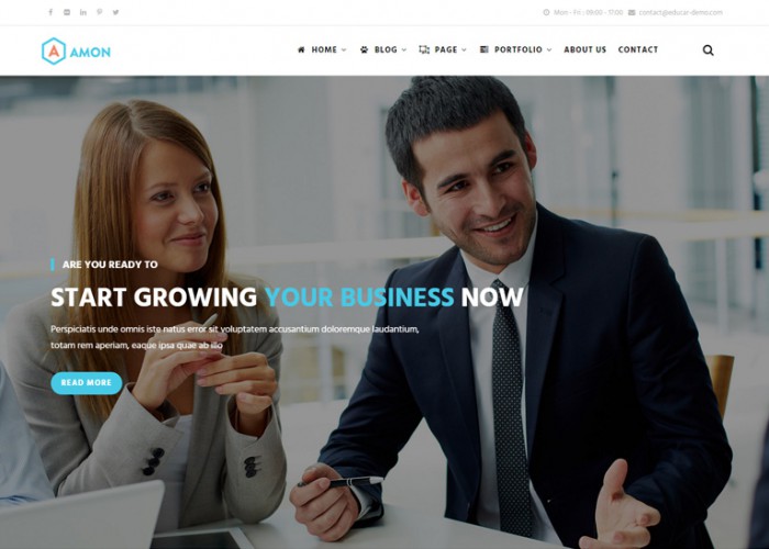 Amon – Premium Responsive Business Drupal Theme