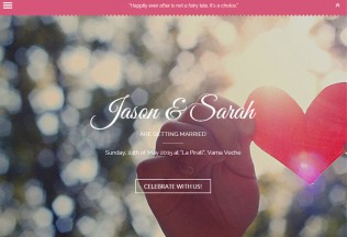 Amor – Premium Responsive Parallax Wedding HTML5 Template