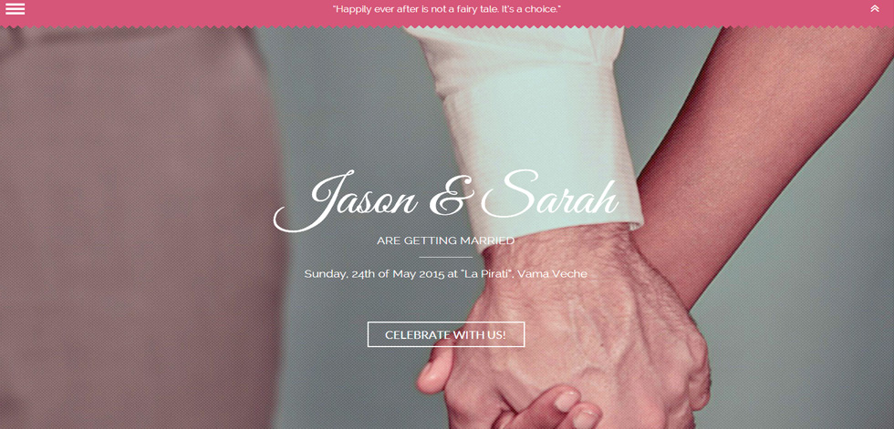 Welcome screen