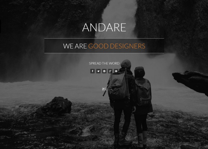 Andare – Premium Responsive Parallax One Page Theme