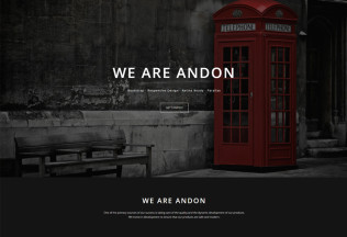 Andon – Premium Parallax One Page Muse Template