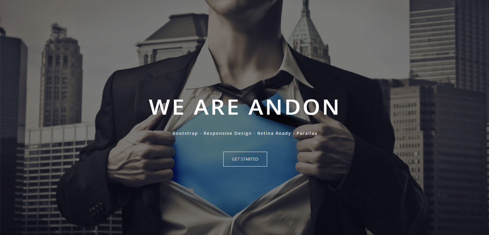 Welcome screen