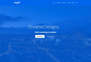Angly – Premium Responsive Angular 8 Multipurpose HTML5 Template