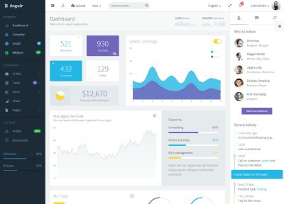 20+ Best HTML5 AngularJS Website Templates 2021
