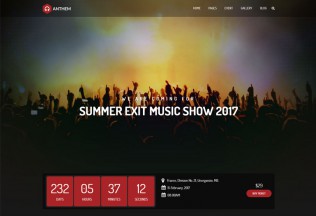 Anthem – Premium Responsive Music Band & Musical Events WordPress Theme