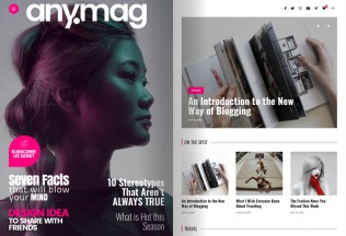 Anymag – Premium Responsive Magazine Style WordPress Theme