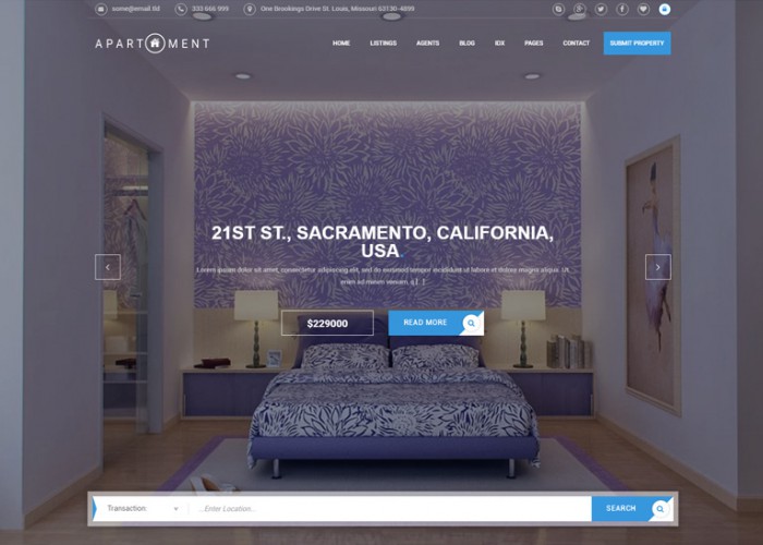 Apartment WP –  Premium Responsive Real Estate WordPress Theme