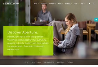Aperture – Premium Responsive Full Featured WordPress Theme