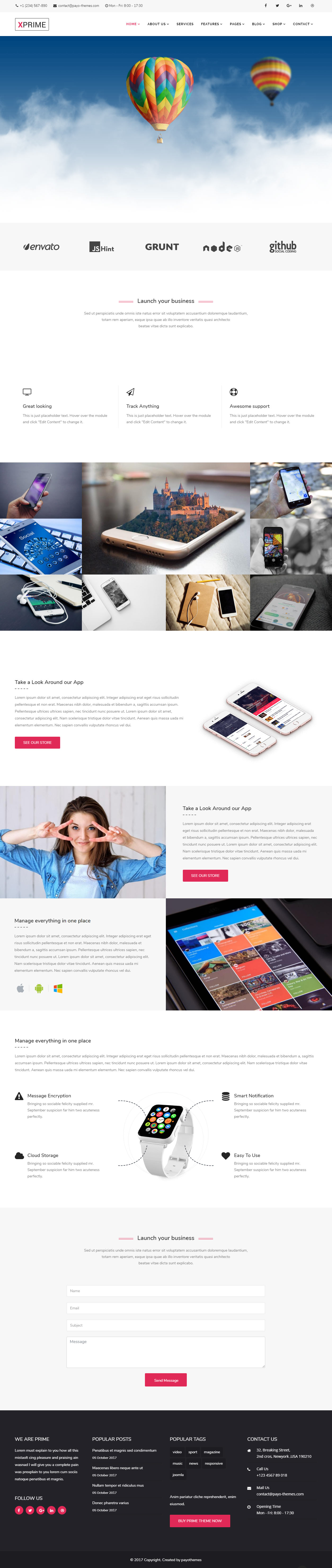 XPRIME Joomla App Templates