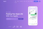 Applic – Premium Responsive App Landing WordPress Theme