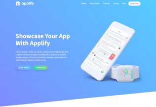 Applify – Premium Responsive App Landing Page HTML5 Template