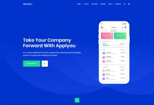 Applyou – Premium Responsive App Landing Page HTML5 Template