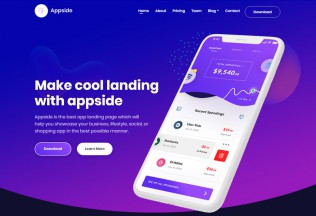 Appside – Premium Responsive App Landing Page HTML5 Template