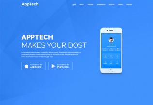 AppTech – Premium Responsive Multipurpose Landing Page HTML5 Template