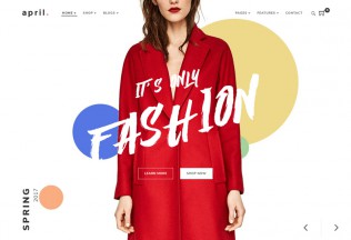 April – Premium Responsive Fashion WooCommerce WordPress Theme