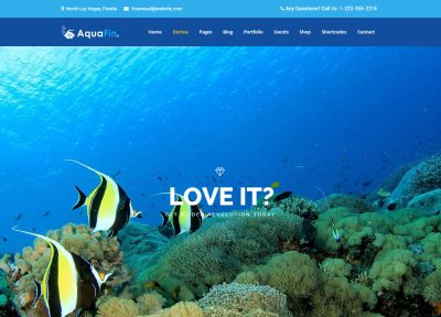Best Aquarium WordPress Theme 2016