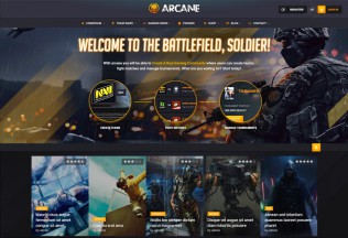 Arcane – Premium Responsive Gaming Community WordPress Theme