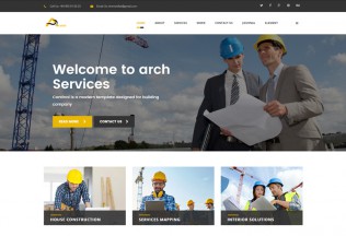 Arch – Premium Responsive Construction Building HTML5 Template