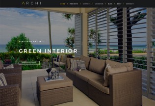 Archi – Premium Responsive Interior Design Drupal Theme