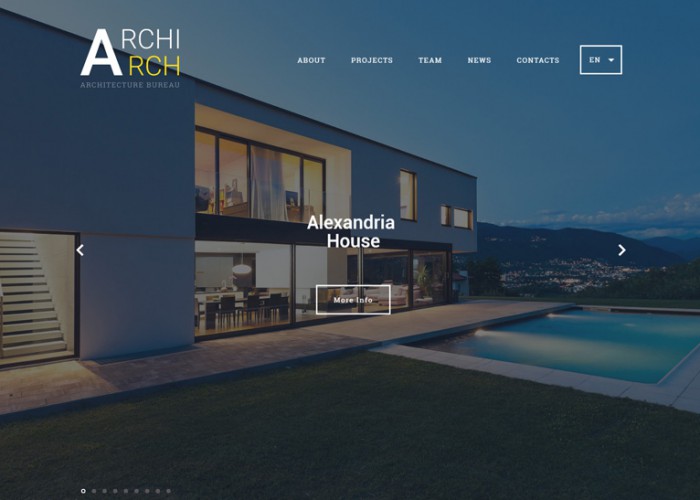 ArchiArch – Premium Responsive Architecture HTML5 Template