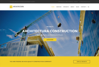 Architectura – Premium Responsive Construction & Building WordPress Theme