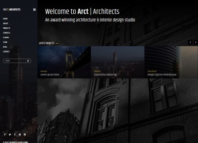 Best Responsive Interior Design and Architecture HTML5 Templates 2014