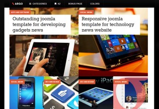 Argo – Joomla Premium Responsive Template