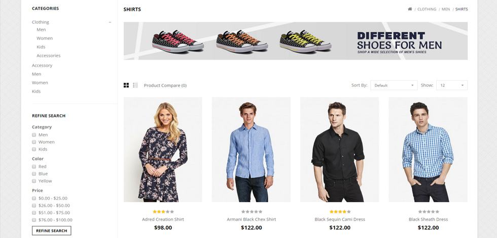 Category page