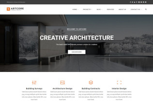 Artcore – Premium Responsive Building Architecture WordPress Theme
