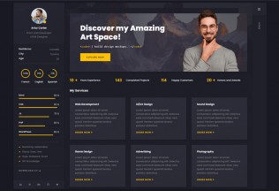 Arter – Premium Responsive CV Resume WordPress Theme